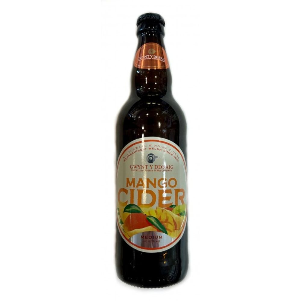 Gwynt y Ddraig Mango Cider - Old Railway Line Garden Centre