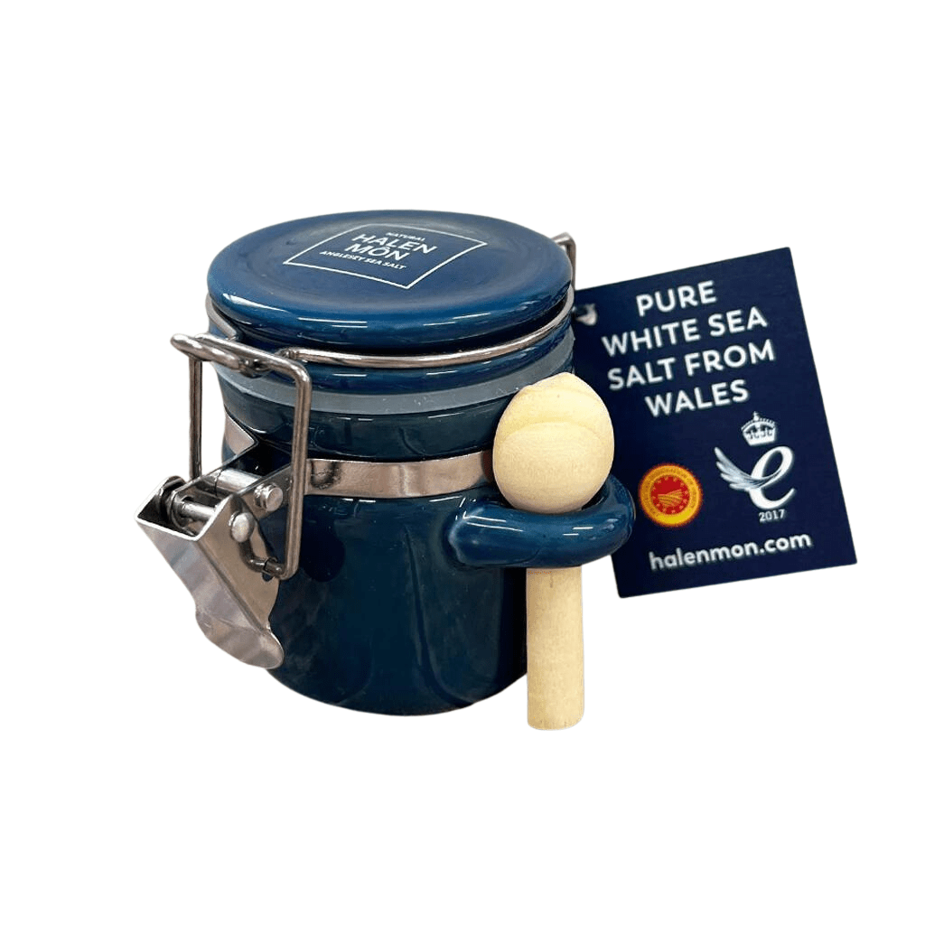 Halen Môn Pure Sea Salt Mini Jar - Red Jar - Old Railway Line Garden Centre