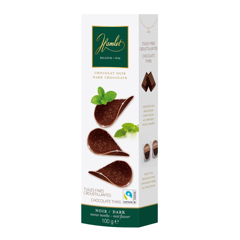 Hamlet 100g Mint Dark Chocolate Thins