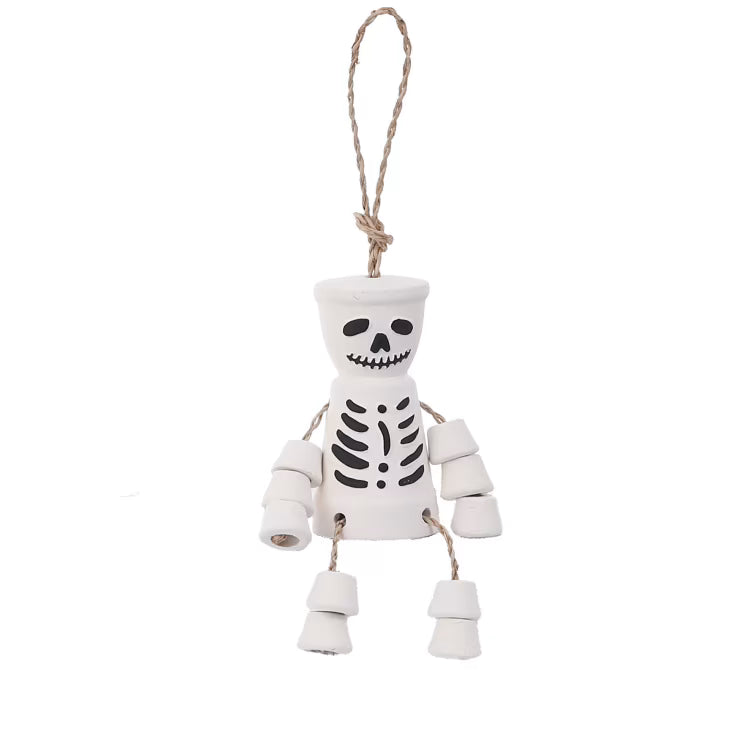 Woodlodge 11cm Hanging Skeleton Pot Man