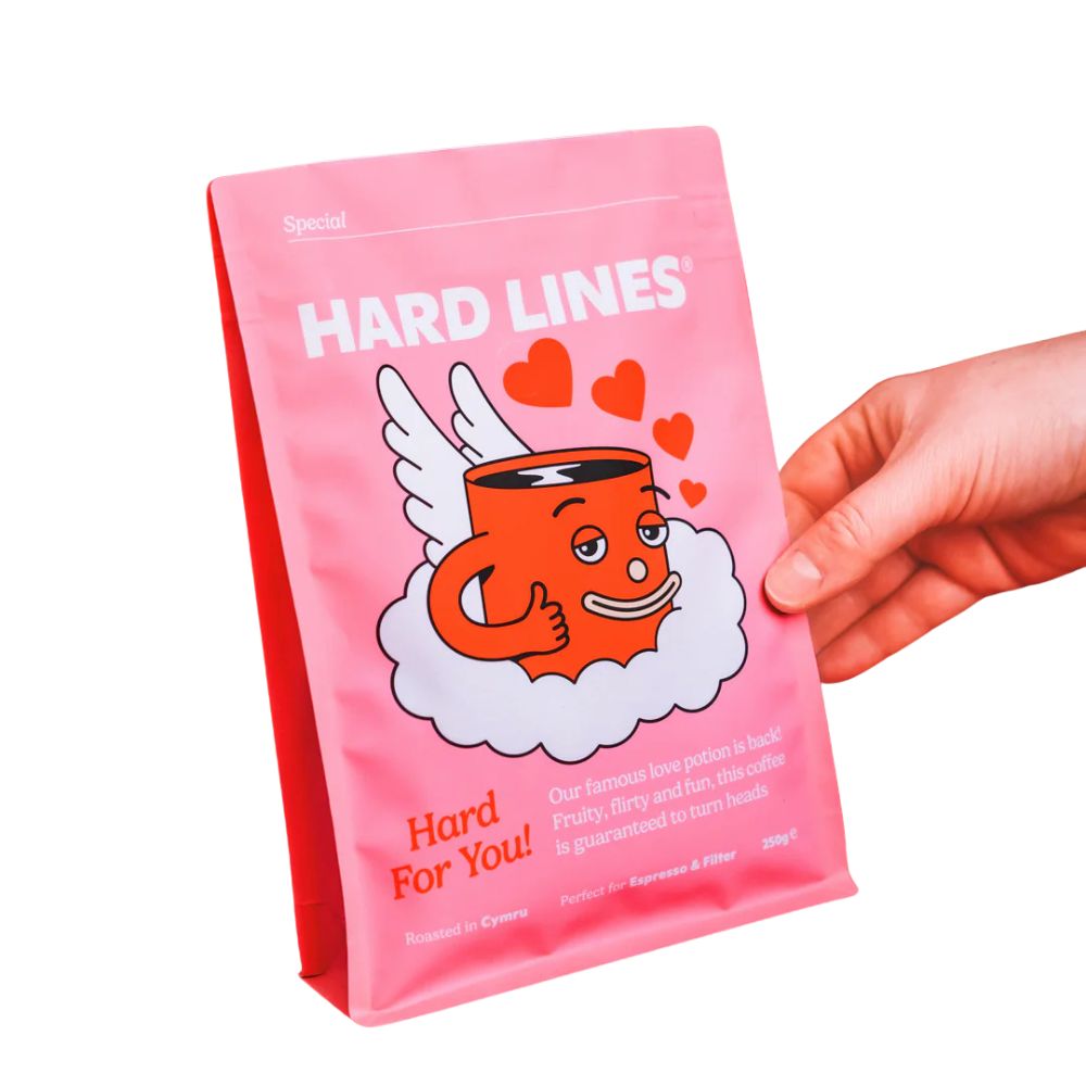 Hard Lines 250g Valentines Coffee Bean