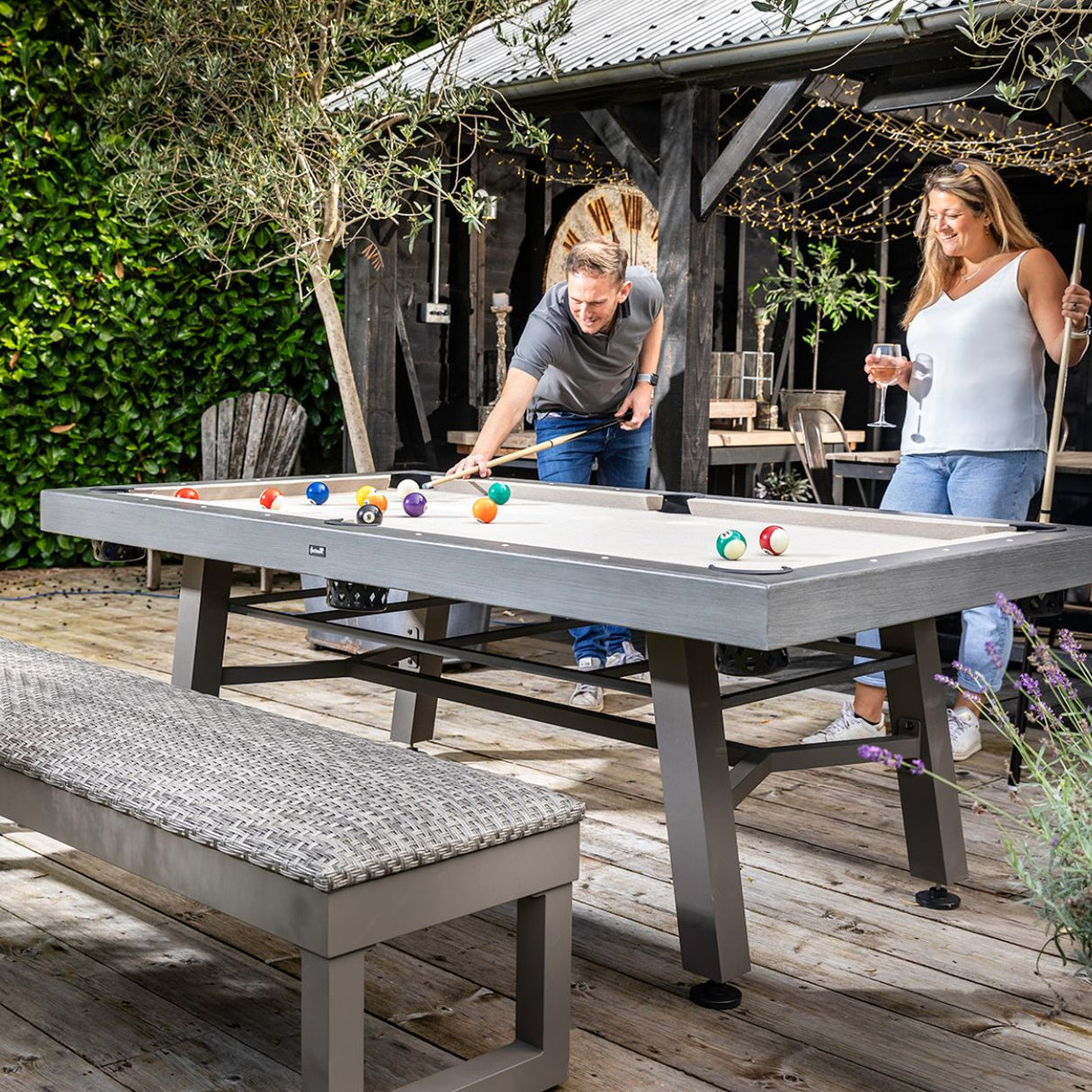 Hartman Crucible Multi-Purpose Dining Table and Gaming Furniture Set - Old Railway Line Garden Centre