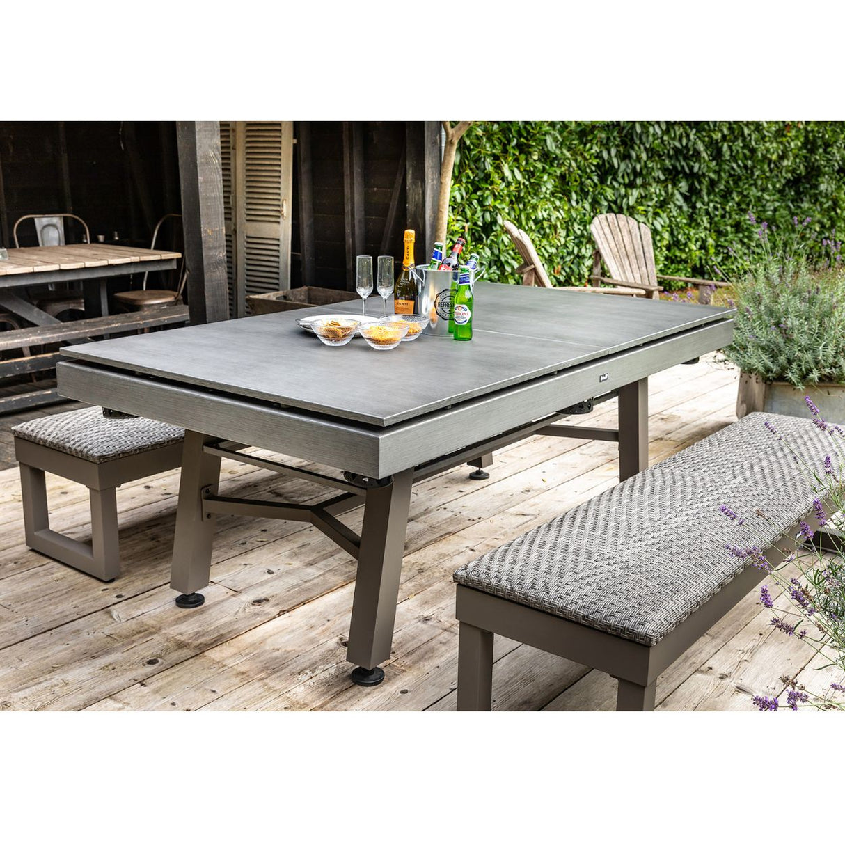 Hartman Crucible Multi-Purpose Dining Table and Gaming Furniture Set - Old Railway Line Garden Centre
