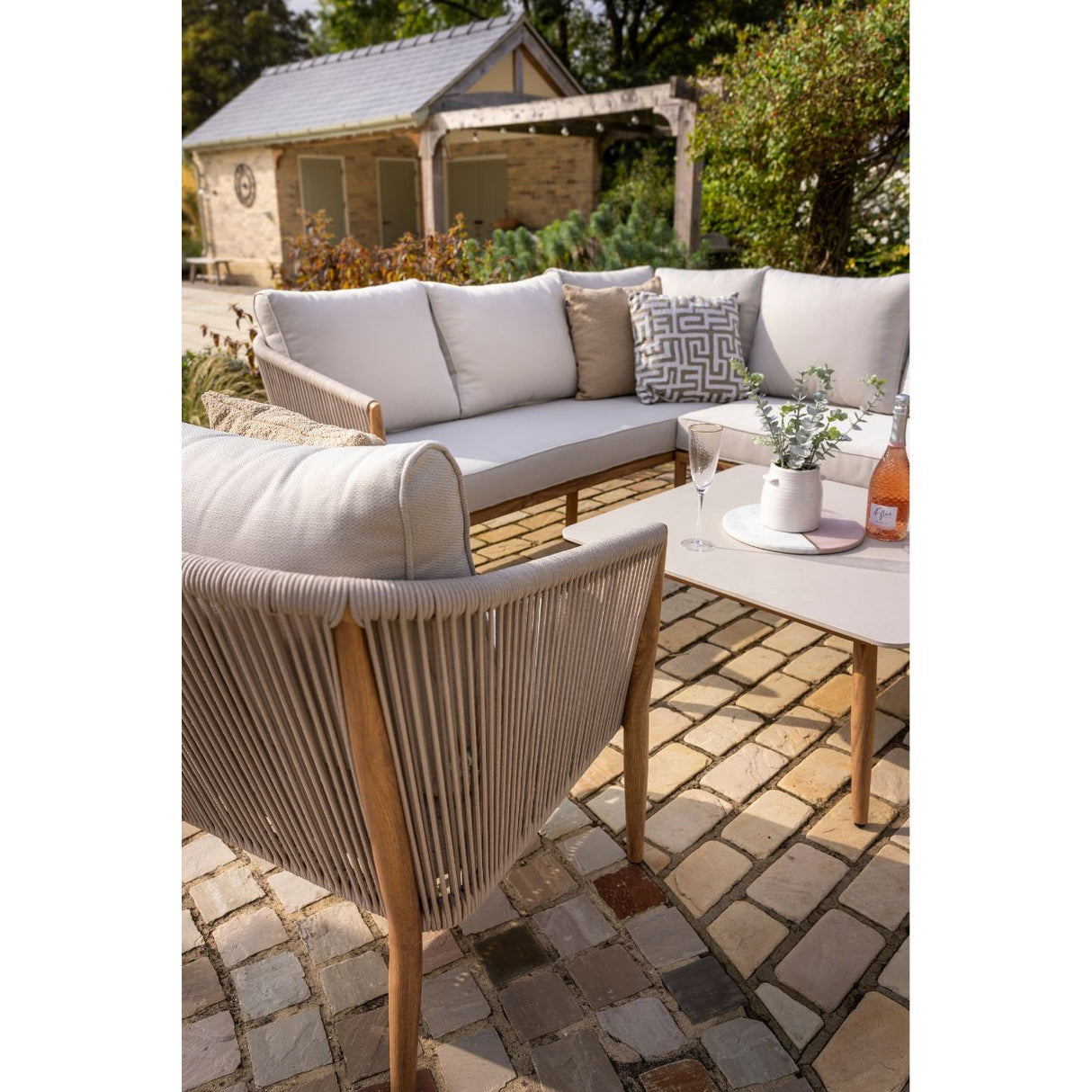 Hartman Portico 6 Seater Square Corner Casual Furniture Set