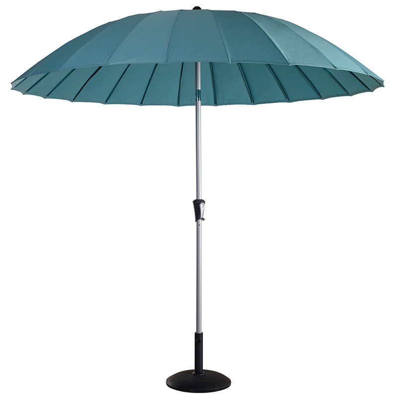 Hartman 2.7m Shanghai Round Crank & Tilt Parasol - Jade