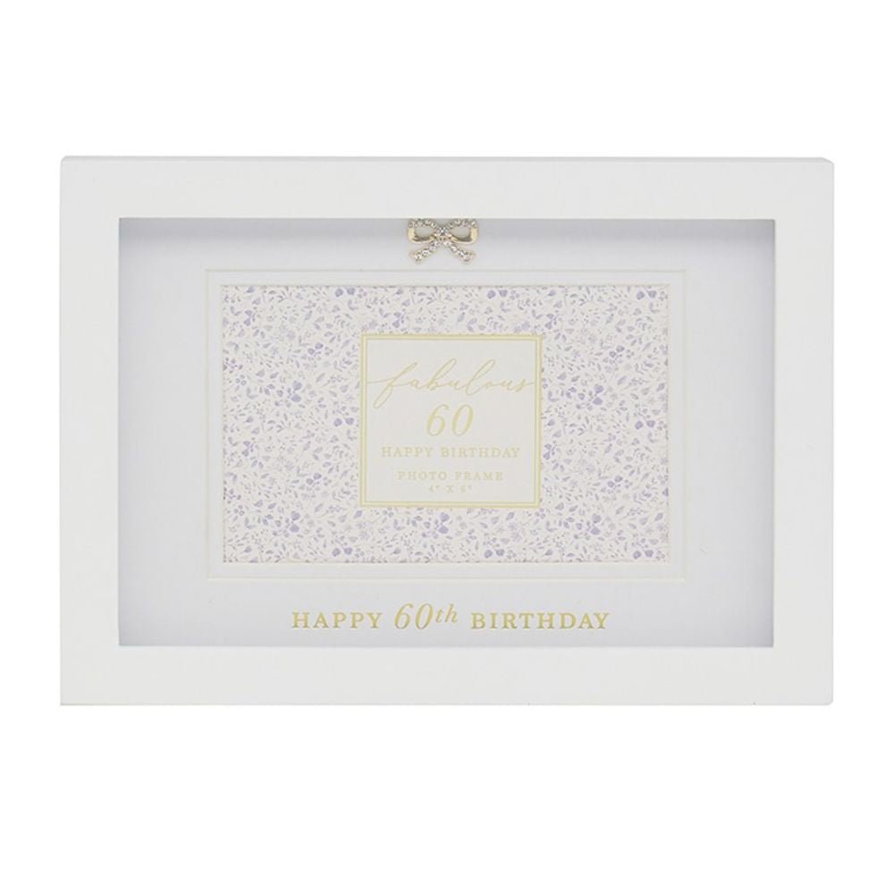 Hearts Design 4x6 60th Birthday Photo Frame - Old Railway Line Garden Centre