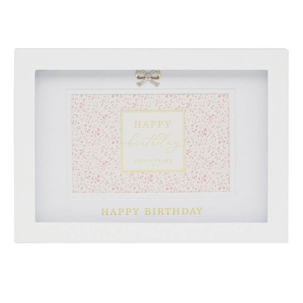 Hearts Design 4x6 Happy Birthday Photo Frame - Old Railway Line Garden Centre