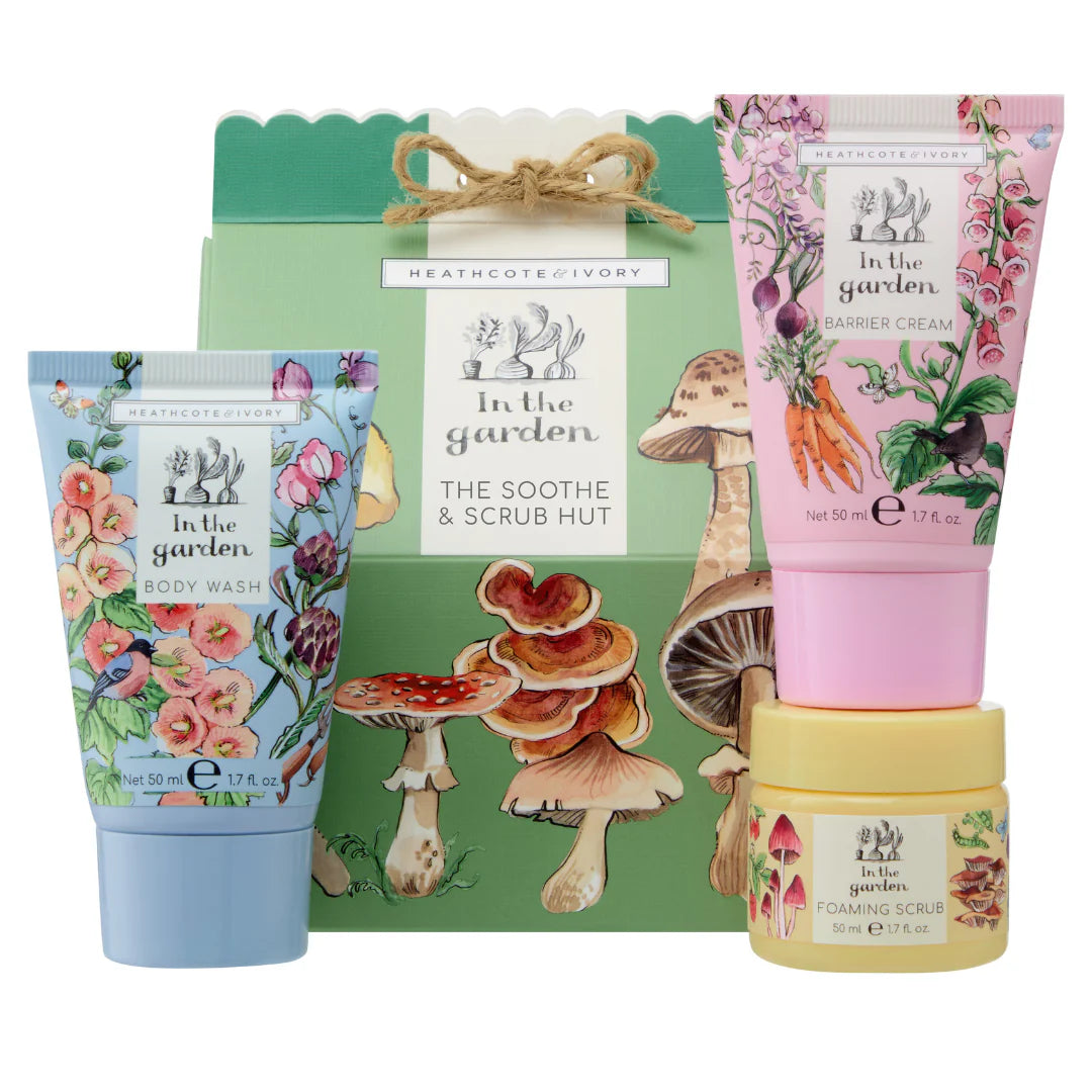 Heathcote & Ivory In The Garden The Soothe & Scrub Hut Gift Set