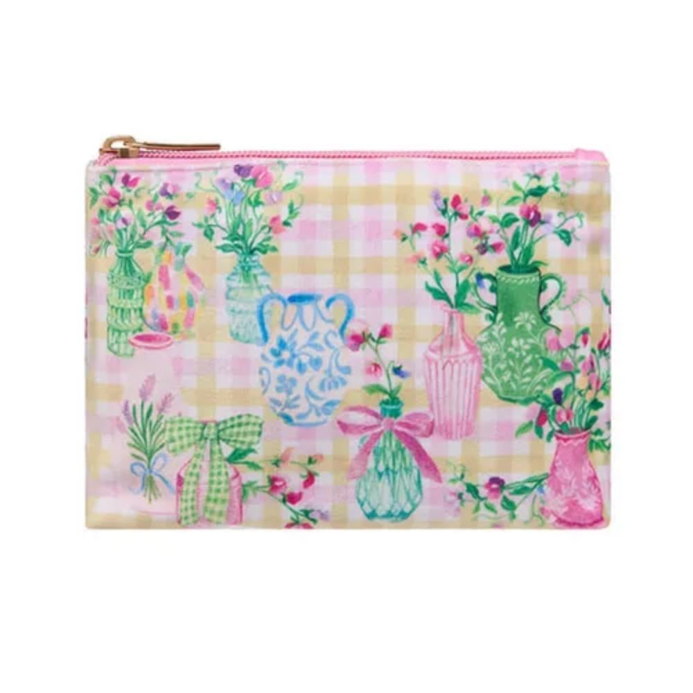 Heathcote & Ivory Sweet Pea Velvet Cosmetic Purse