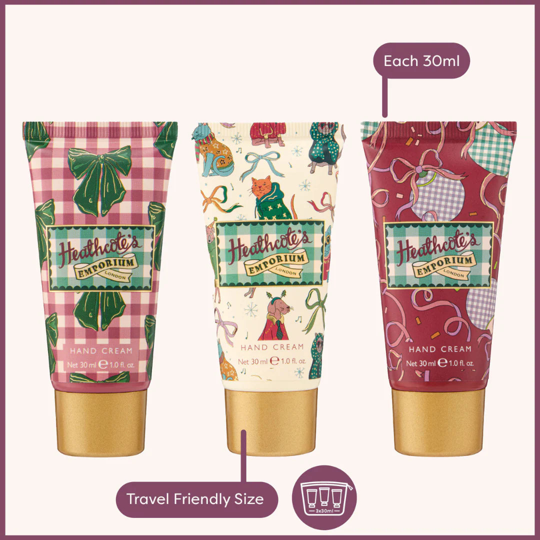 Heathcote's Emporium Hand Cream Trio (3x30ml)