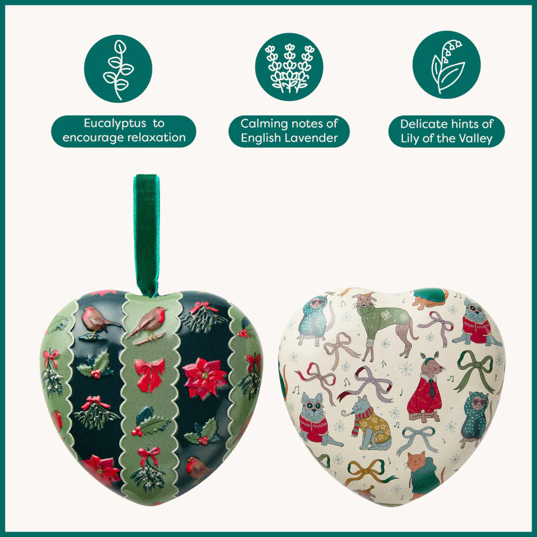 Heathcote's Emporium Scented Soap in Heart Shaped Tin