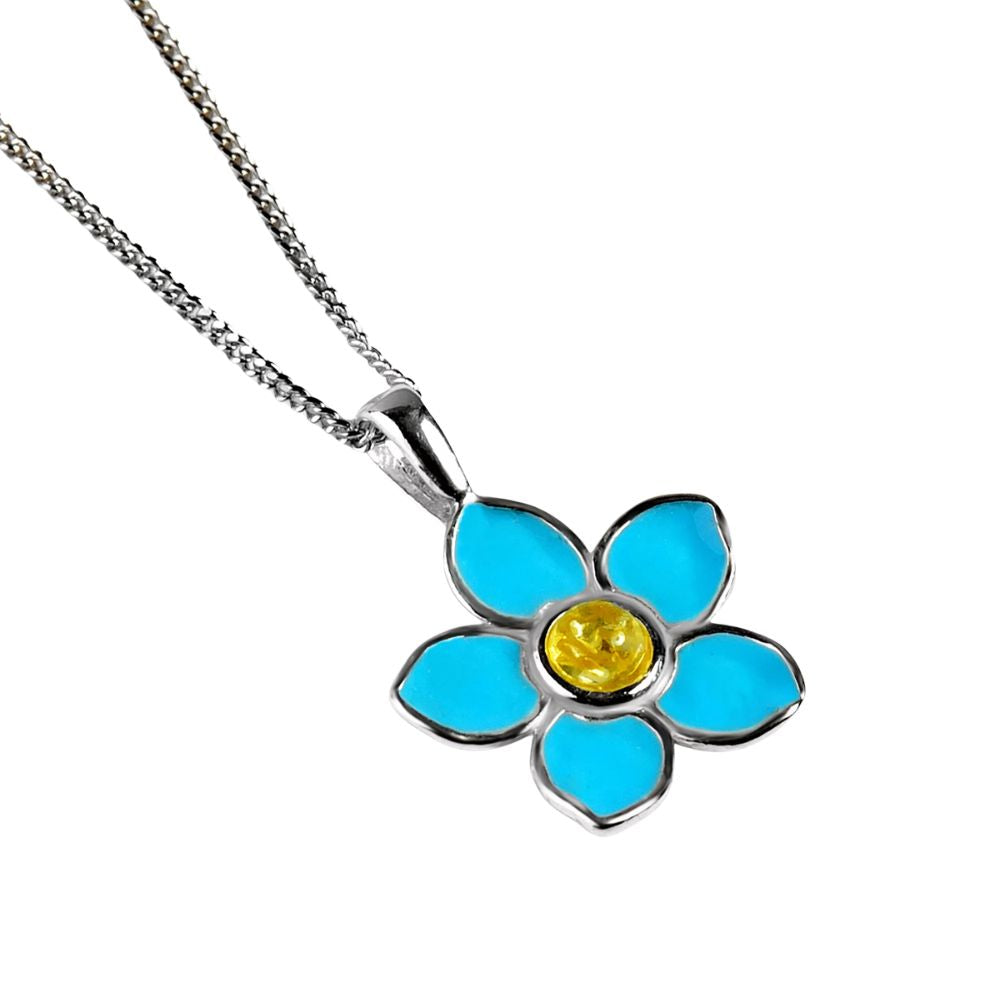 Henryka Forget Me Not Necklace