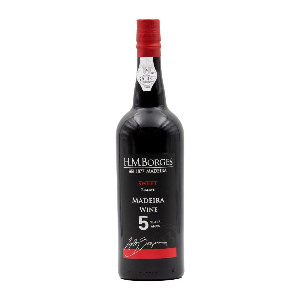 H M Borges 75cl Reserve 5 years Full Rich Madeira Wine