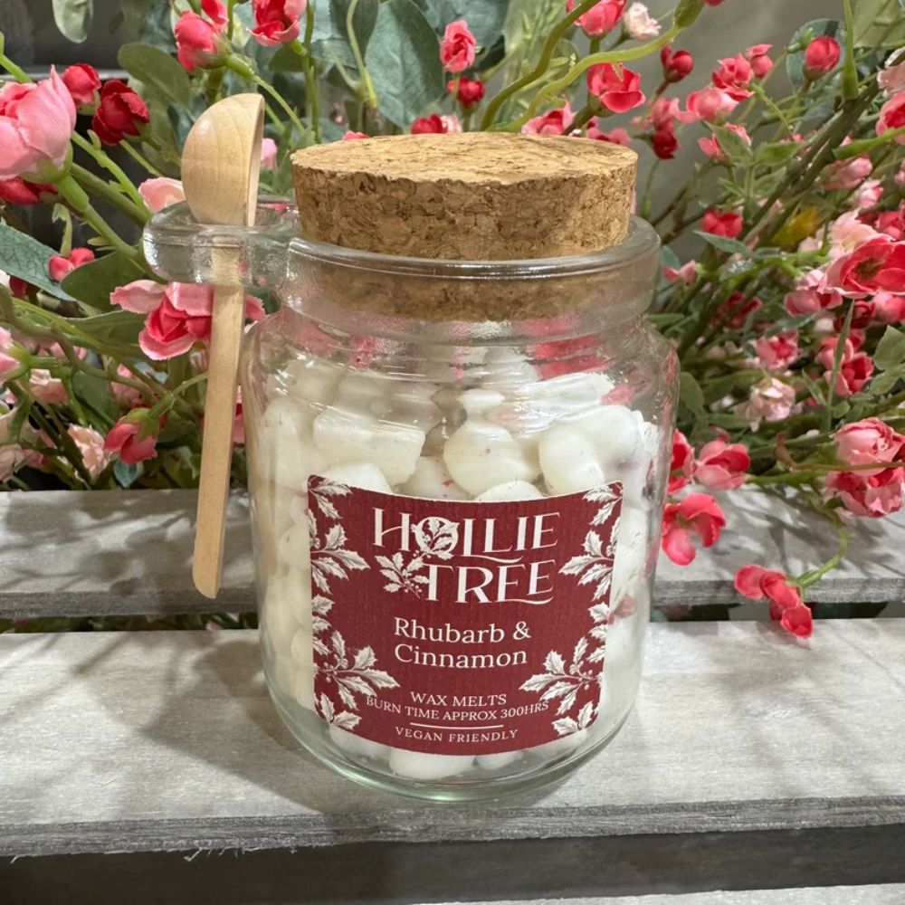 Hollie Tree Melting Pot Wax Melts Rhubarb & Cinnamon