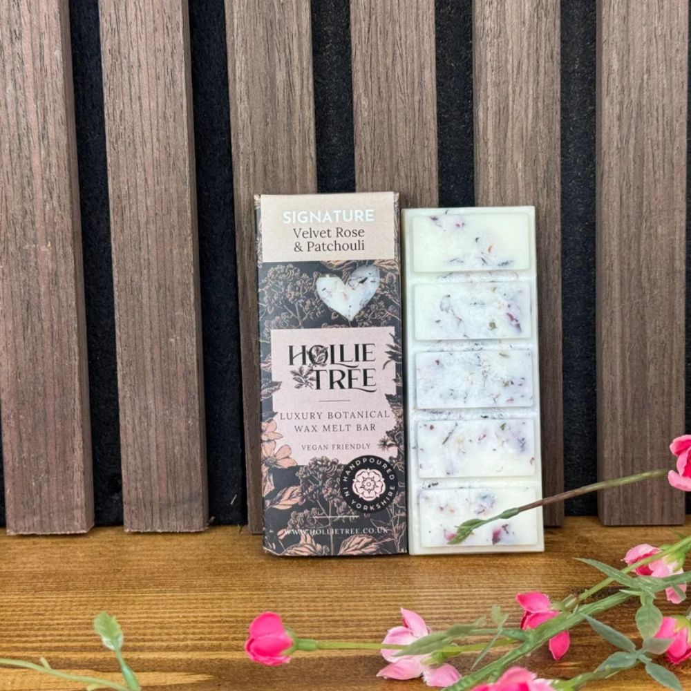 Hollie Tree Wax Melt Bars Velvet Rose & Patchouli
