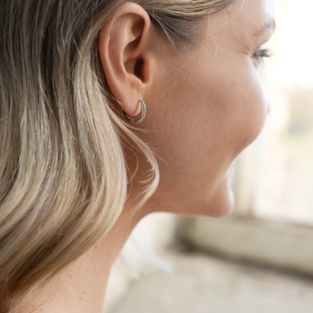 Hot Diamonds 13mm Constant Loop Earrings - Silver
