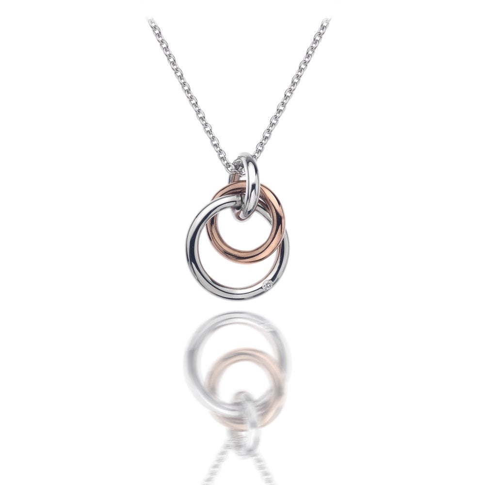 Hot Diamonds 45cm Eternal Necklace - Rose Gold Accents