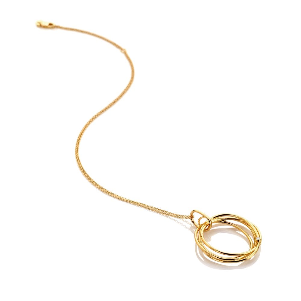 Hot Diamonds 45cm HD X GE String Necklace - Gold