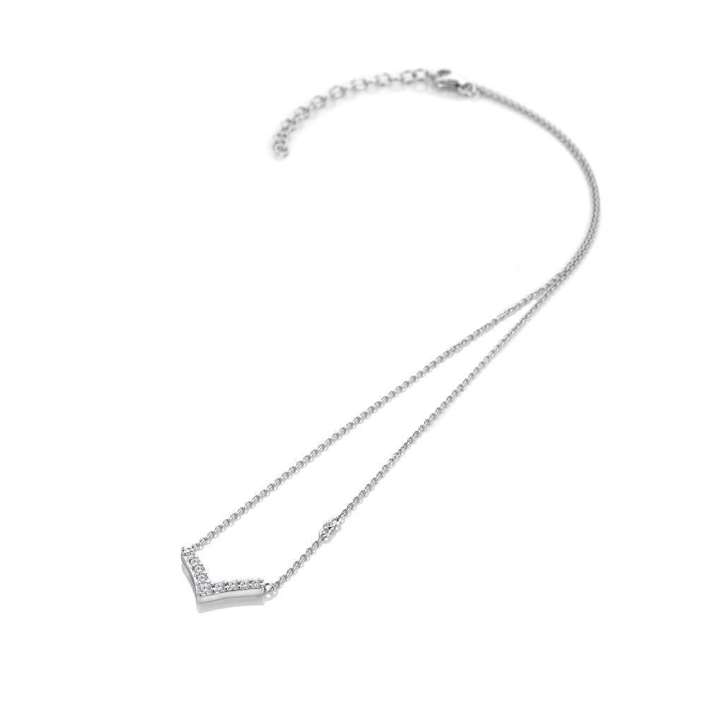 Hot Diamonds 45cm Lustre Necklace - Silver