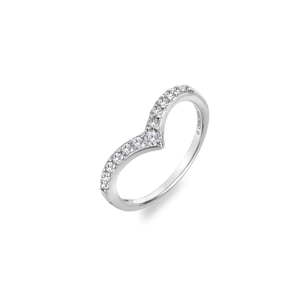 Hot Diamonds Lustre Ring - Silver - Size N