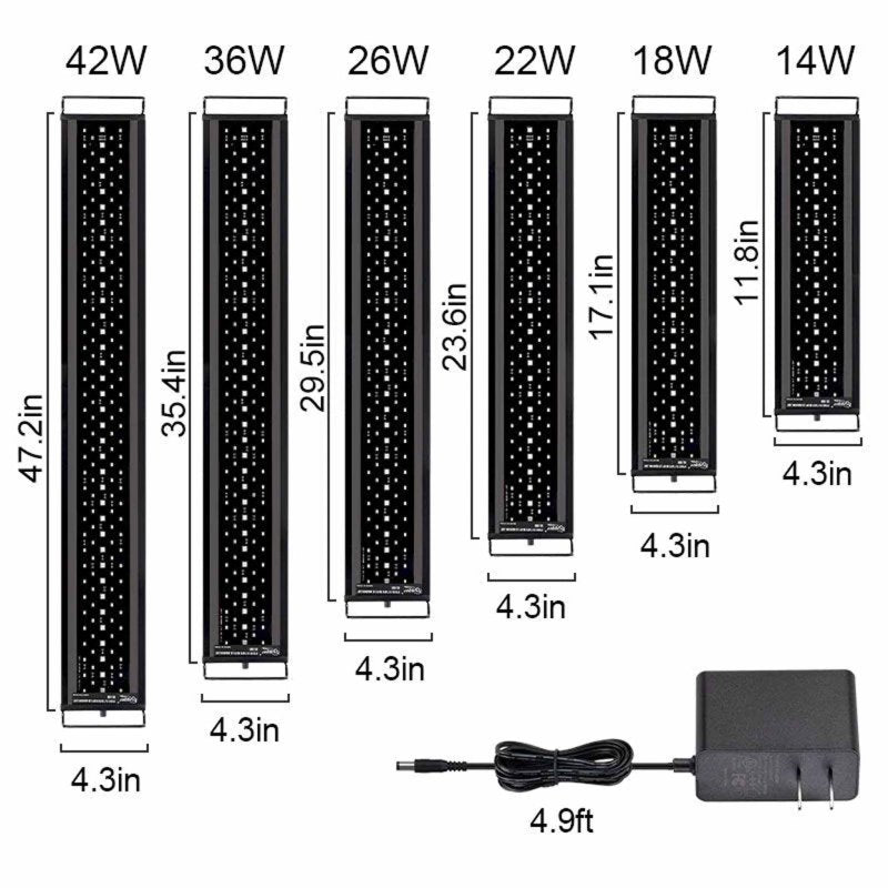 Hygger 22w Slim Full-Spectrum LED Light
