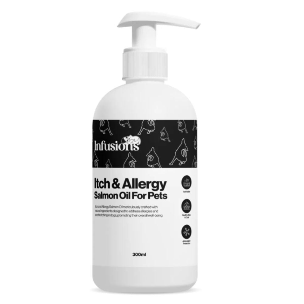 Infusions 300ml Itch & Allergy Salmon Oil For Pets