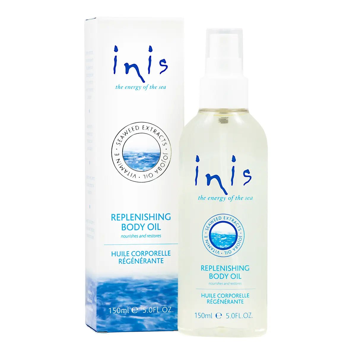 Inis 150ml Replenishing Body Oil - Old Railway Line Garden Centre