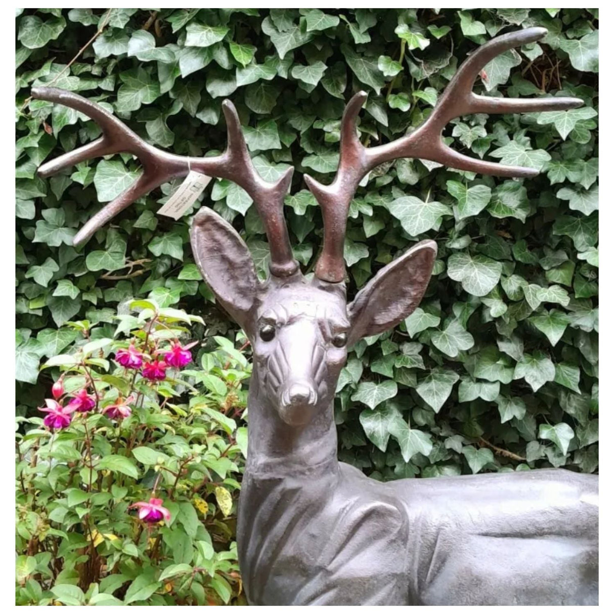 Inspirational Gifting Extra Large Stag Garden Ornament - Old Railway Line Garden Centre