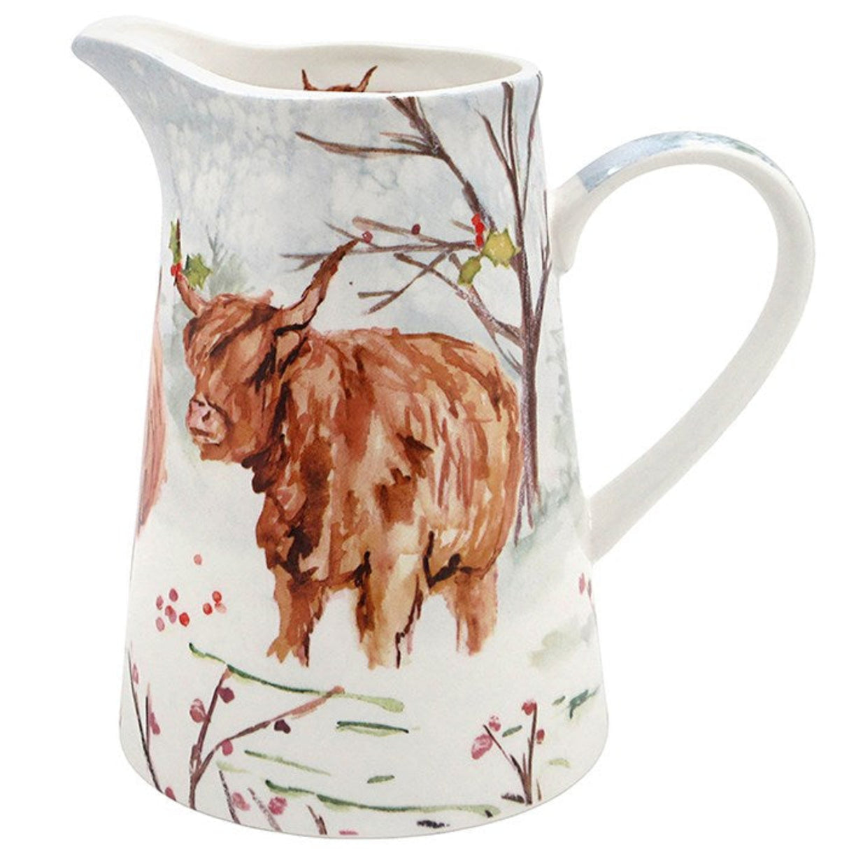 Jennifer Rose 15cm Highland Cow Christmas Jug