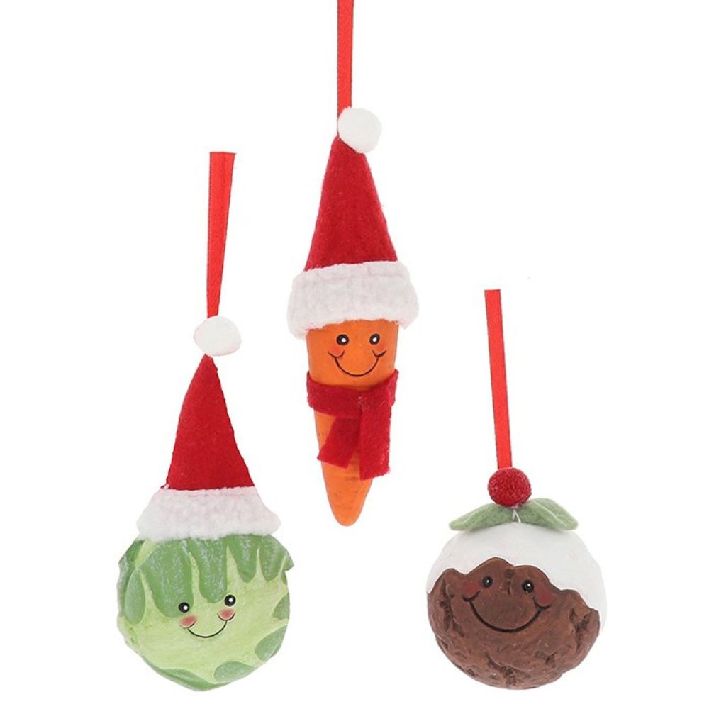 Festive Foodie 11cm Decoration Hanging Small (Choice of 3)