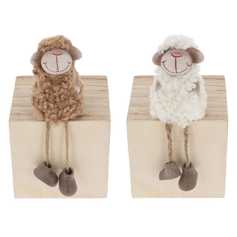 Joe davies Fluffy Sheep With Dangly Legs - Small