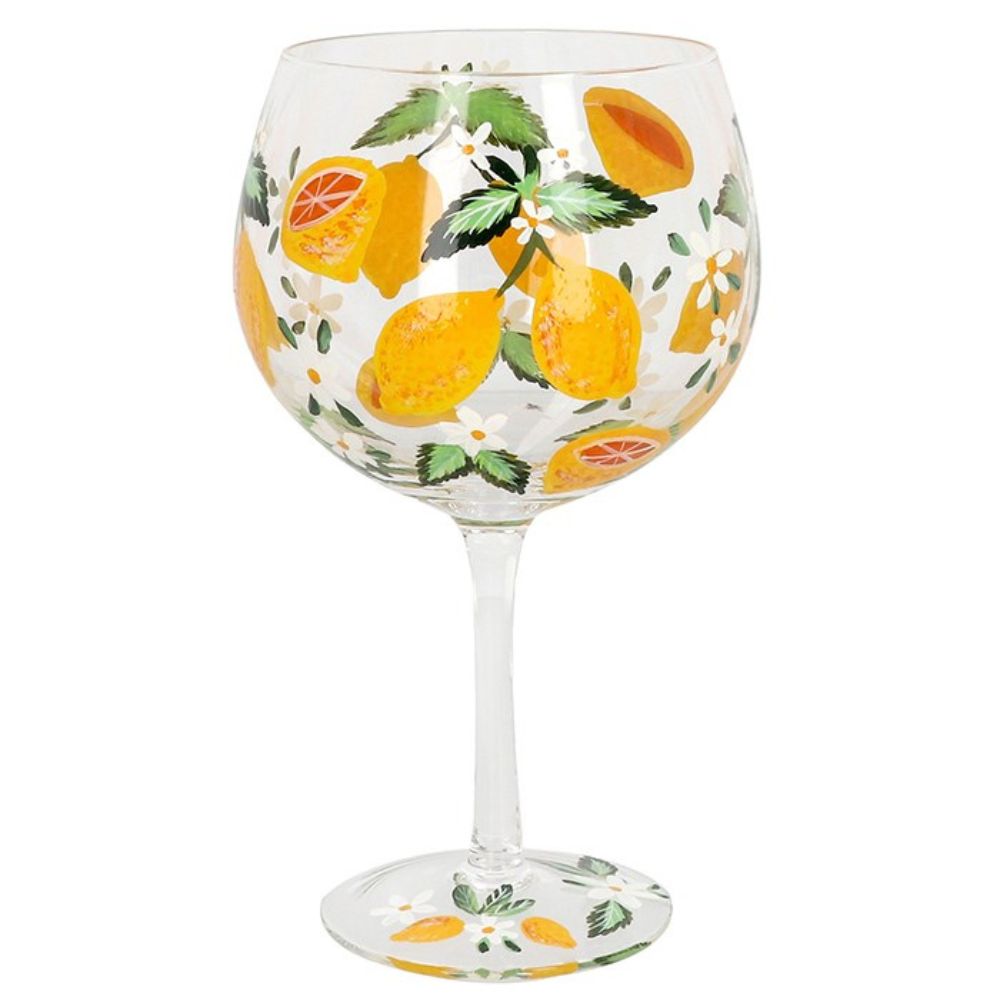 Joe Davies My Favourite Lemon Gin Glass