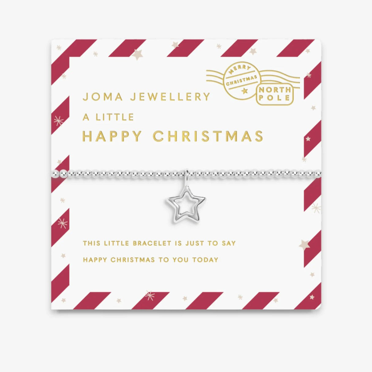 Joma Jewellery A Little 'Happy Christmas' Kids' Stocking Gift Set - Old Railway Line Garden Centre