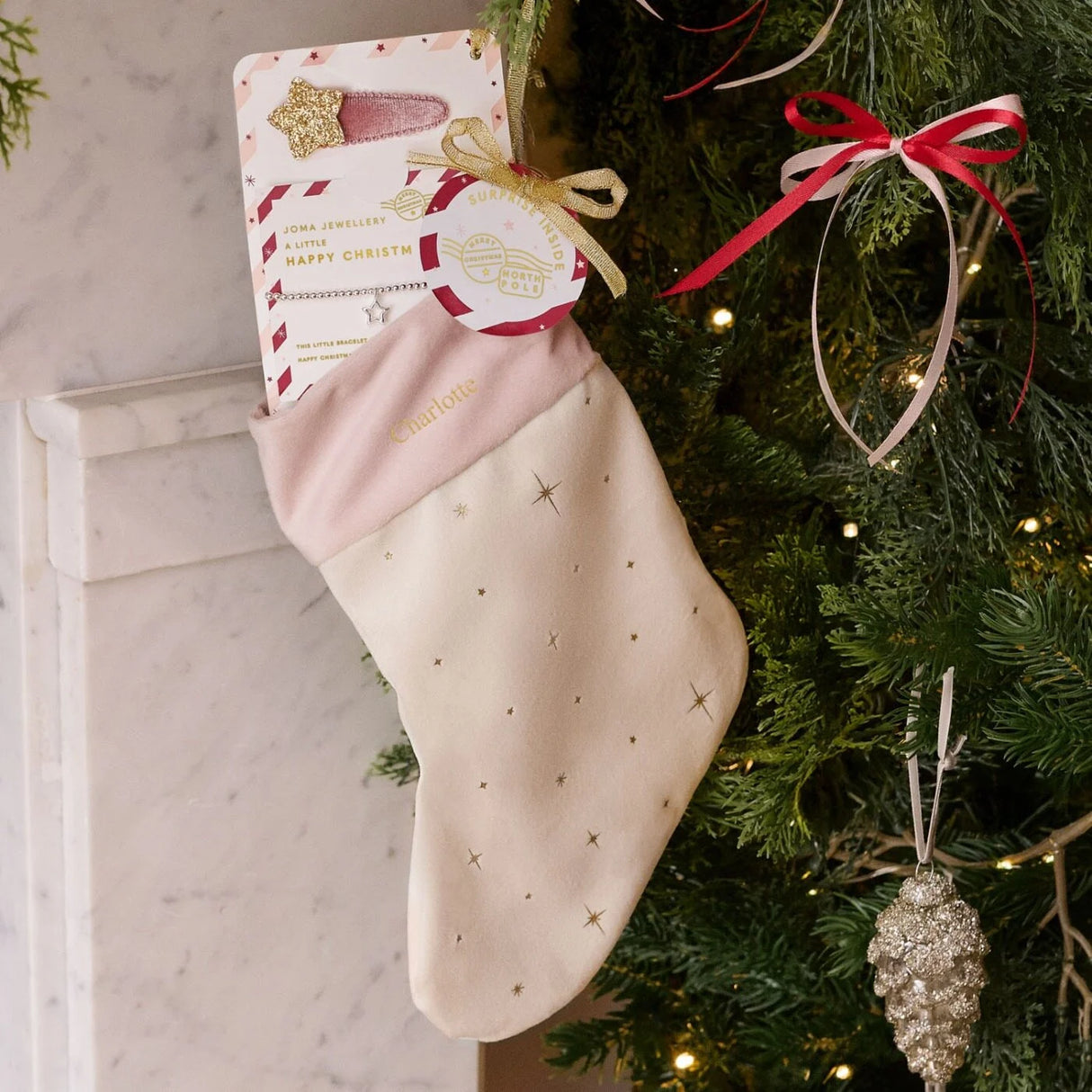 Joma Jewellery A Little 'Happy Christmas' Kids' Stocking Gift Set