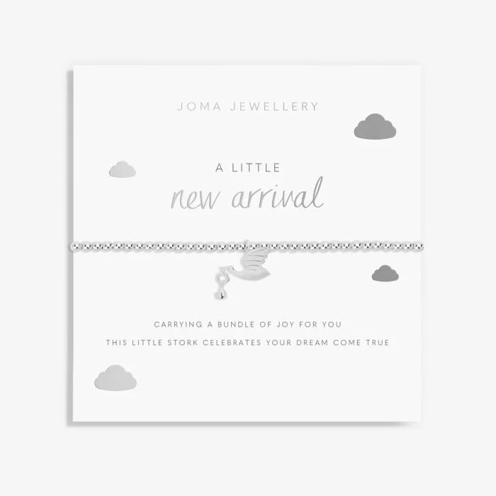 Joma Jewellery A Little 'New Arrival' Bracelet - Silver - Old Railway Line Garden Centre