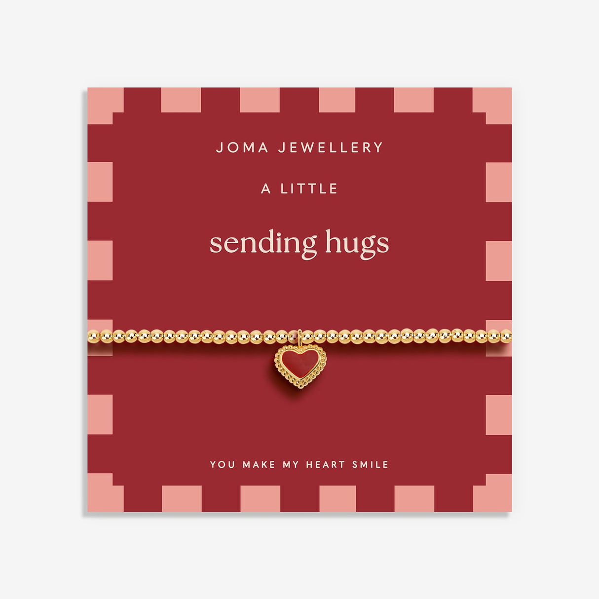 Joma Jewellery Autumn's Calling A Little 'Sending Hugs' Bracelet - Gold