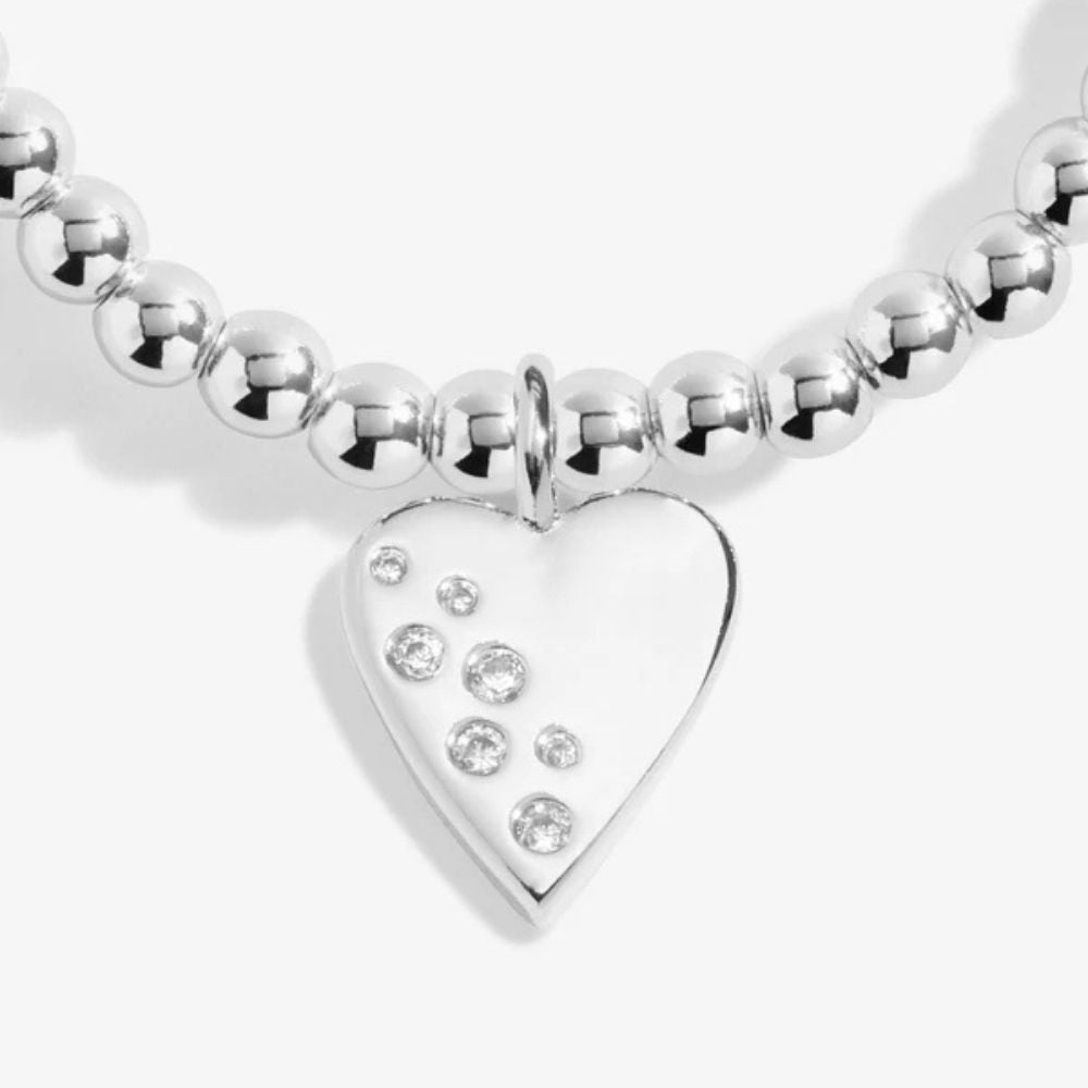 Joma Jewellery Confetti A Little 40th Birthday Silver Plated Bracelet - Old Railway Line Garden Centre