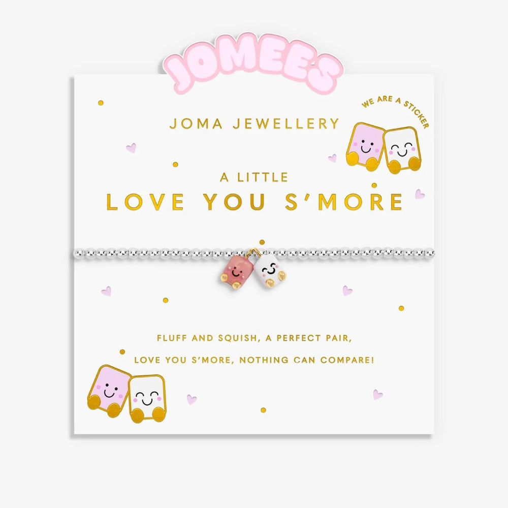 Joma Jewellery Kids A Little Jomees 'Love You S'more' Silver Bracelet