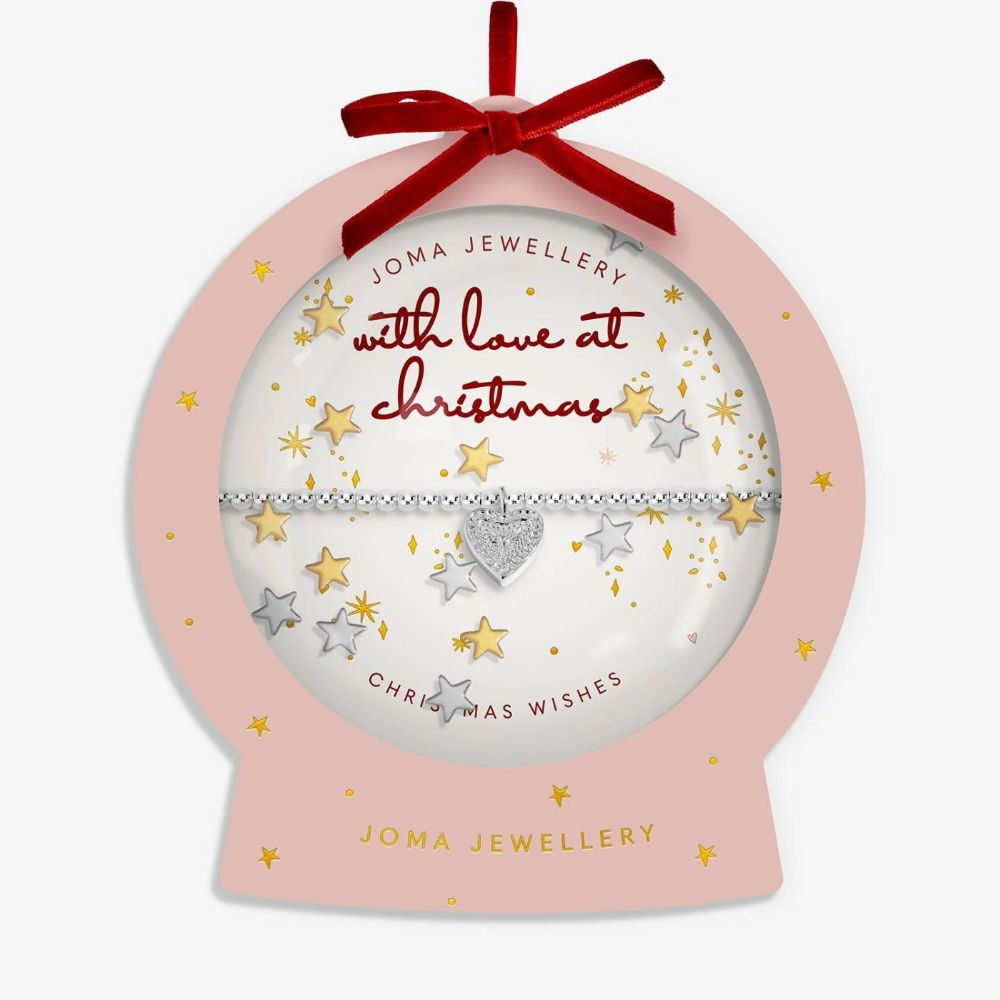 Joma Jewellery Snowglobe A Little 'With Love At Christmas' Bracelet
