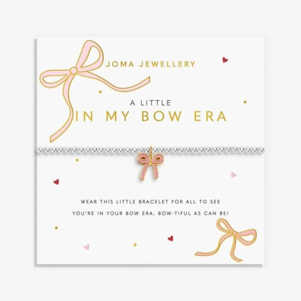 Joma Jewllery A Little Vibes 'In My Bow Era' Bracelet - Silver Plated - Old Railway Line Garden Centre