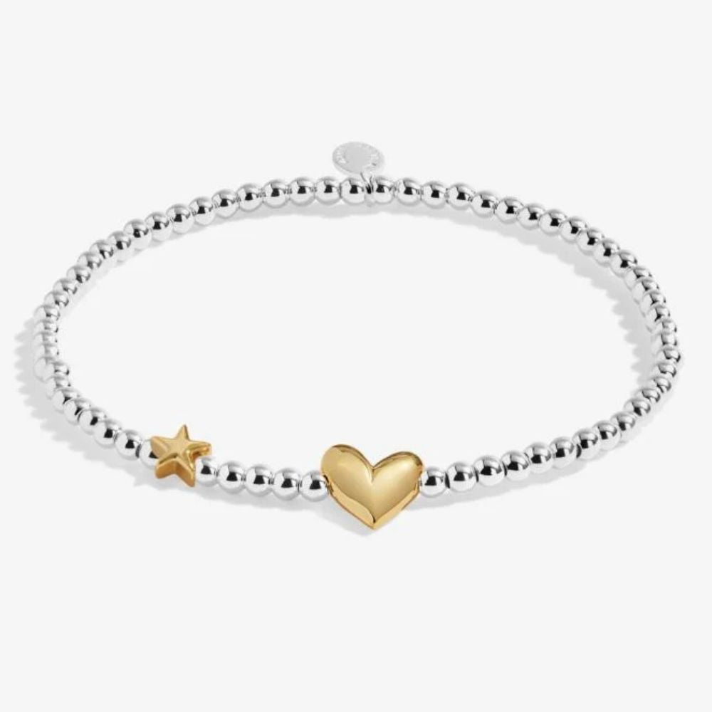 Joma Jewllery Birth Month A Little 'December' Bracelet in Silver and Gold Plating - Old Railway Line Garden Centre