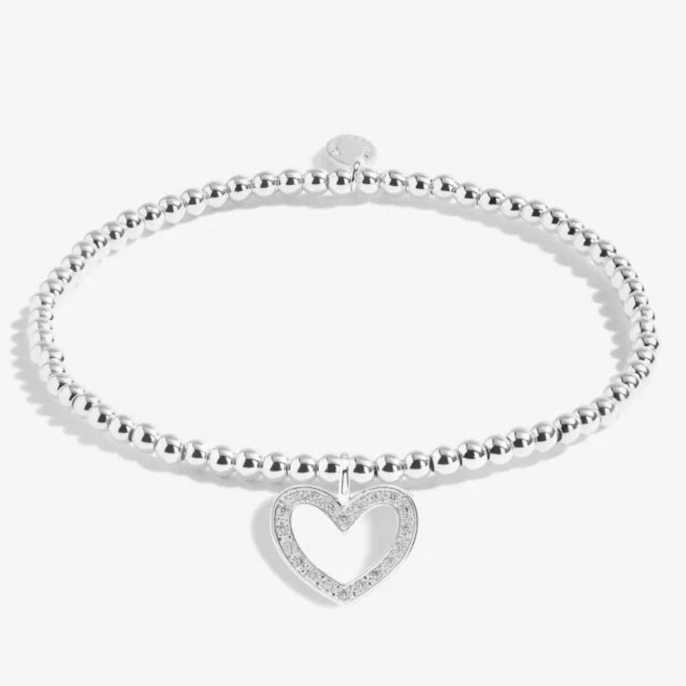 Joma Jewllery Bridal From The Heart Gift Box ' Bridesmaid ' Bracelet - Silver Plated - Old Railway Line Garden Centre