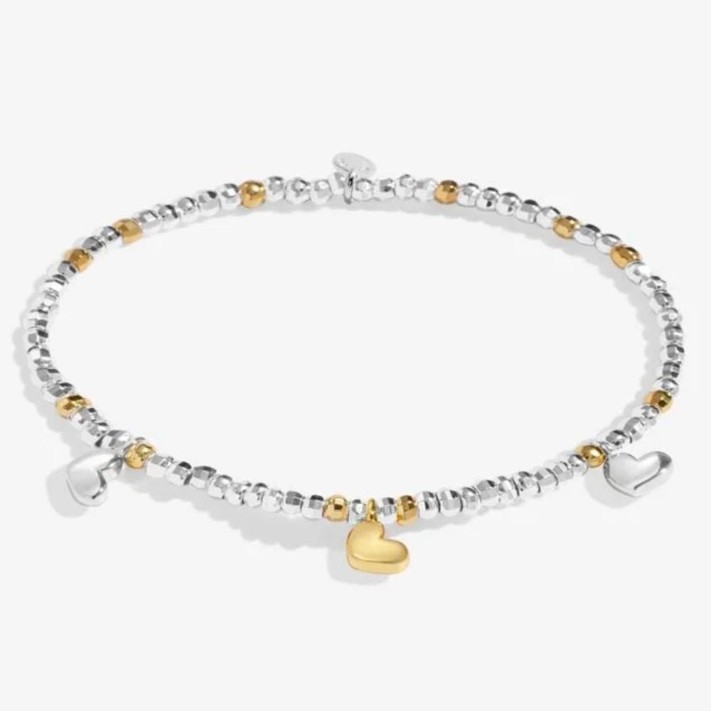 Joma Jewllery Sparkle Confetti A Little 'Will You Be My Bridesmaid' Bracelet - Silver & Gold Plated - Old Railway Line Garden Centre