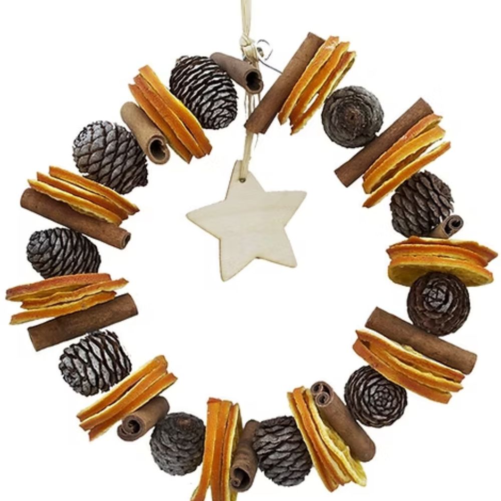 Jormaepourri 26cm Scented Pinecone & Orange Circle