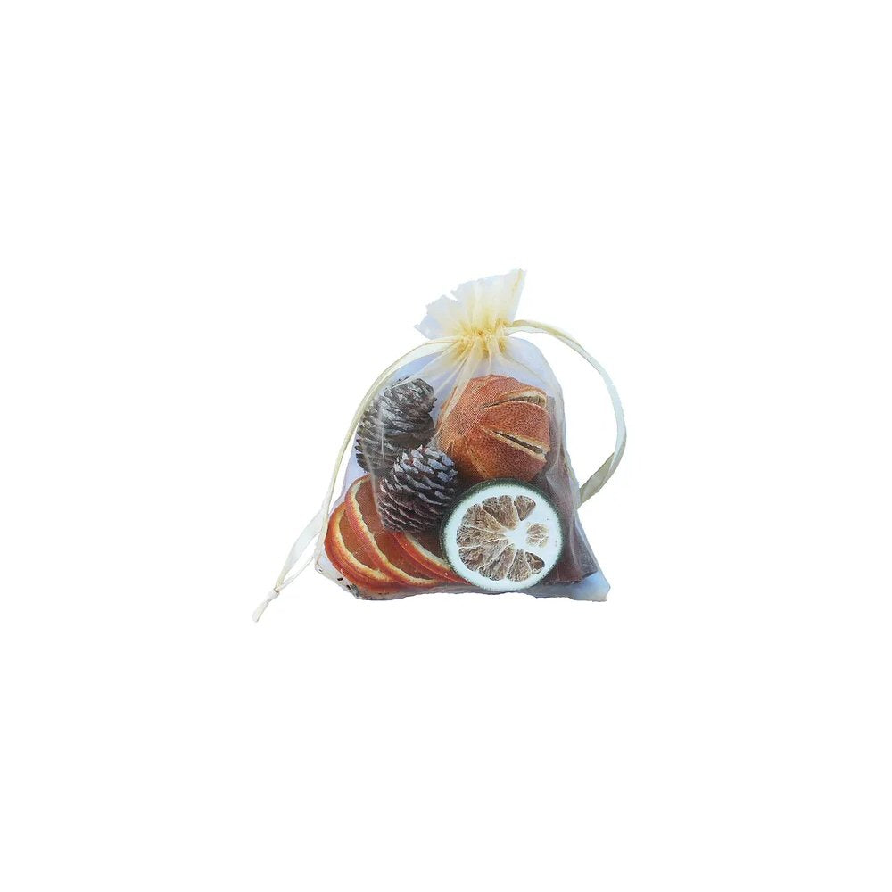 Jormaepourri Fruit Organza Silver Bag