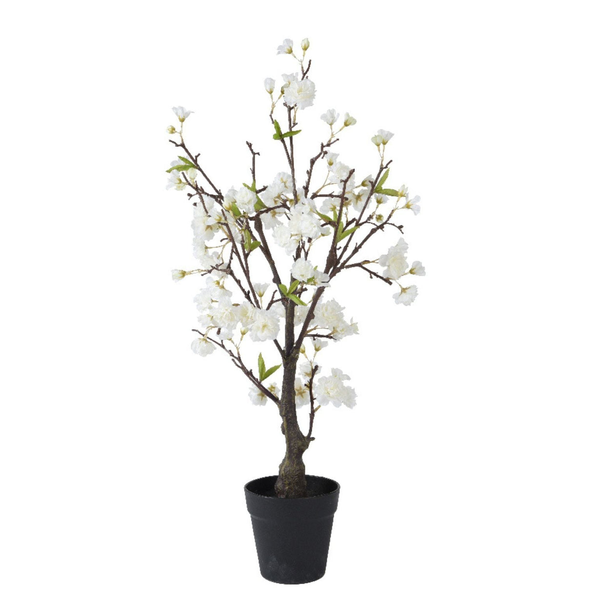 Kaemingk 80cm Artificial Cherry Blossom Cherry Tree in Pot - White - Old Railway Line Garden Centre