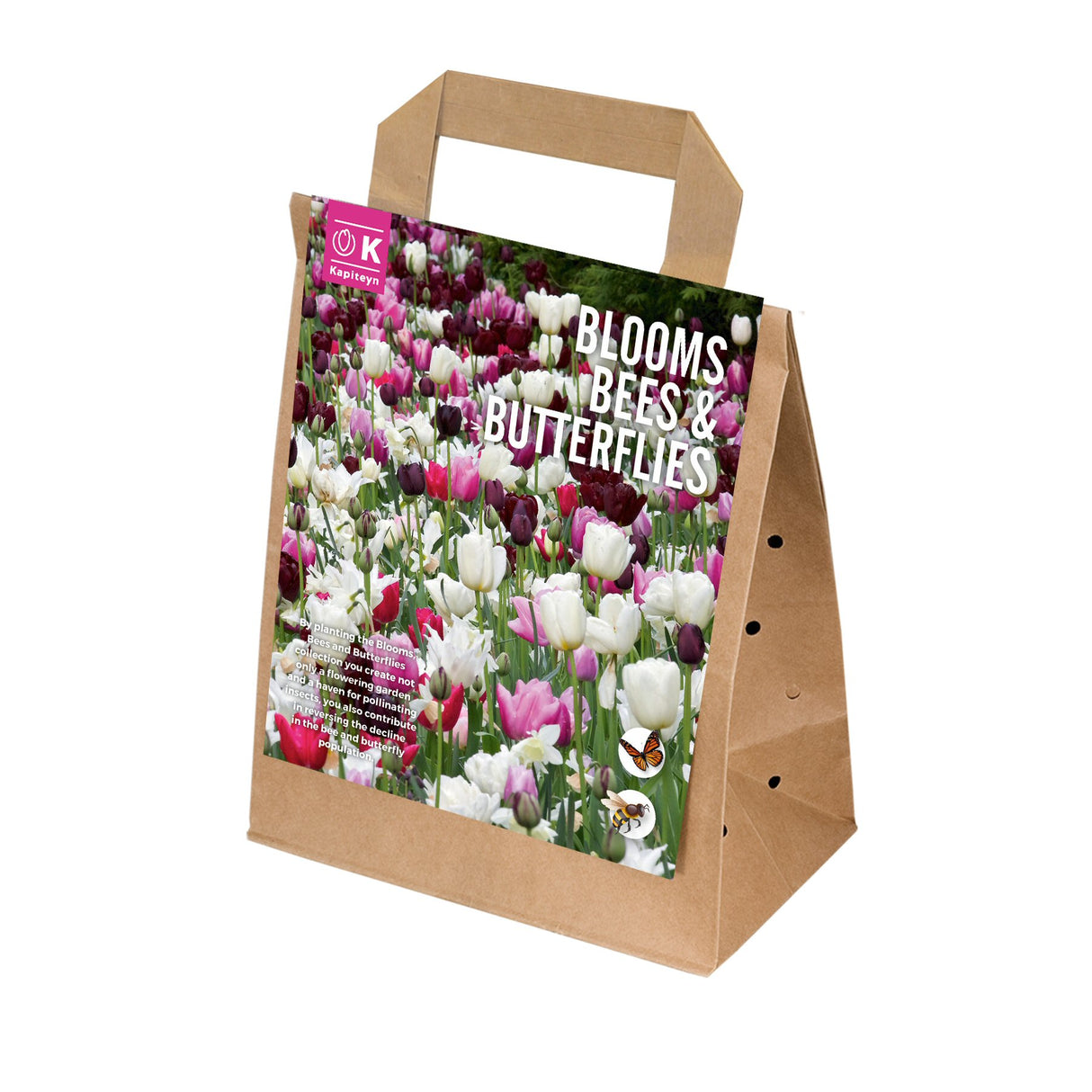 Kapiteyn 25 Pink Shades Blooms, Bees & Butterflies Landscape Garden Spring Flowering Bulbs