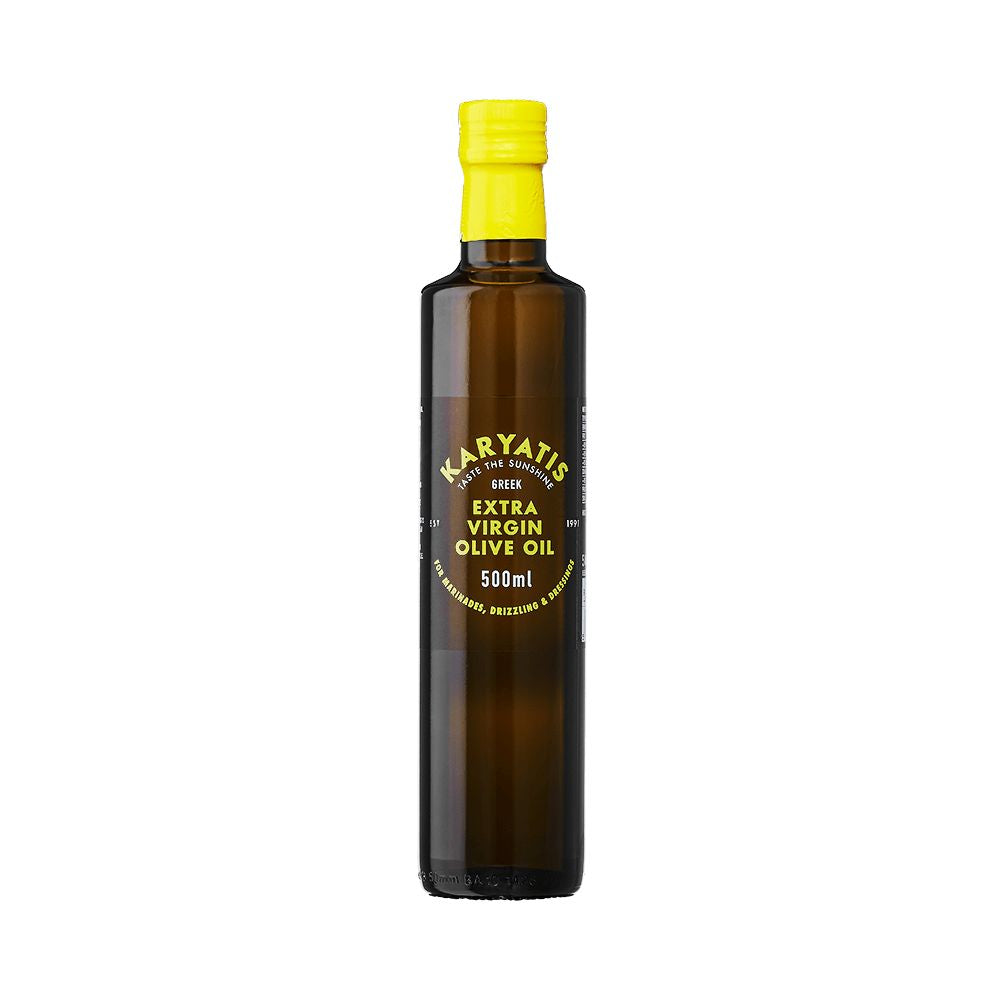 Karyatis 500ml Greek Olive Oil Glass Bottle