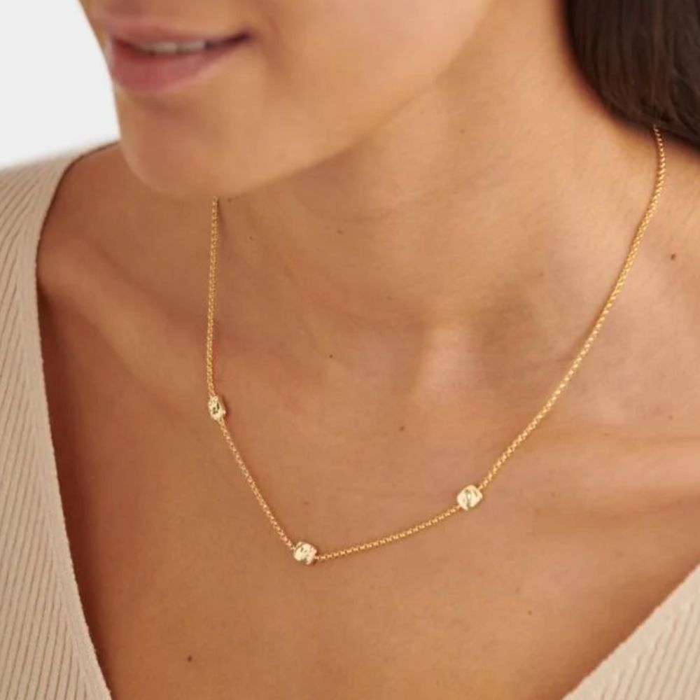 Katie Loxton Bea Waterproof Gold Choker - Old Railway Line Garden Centre