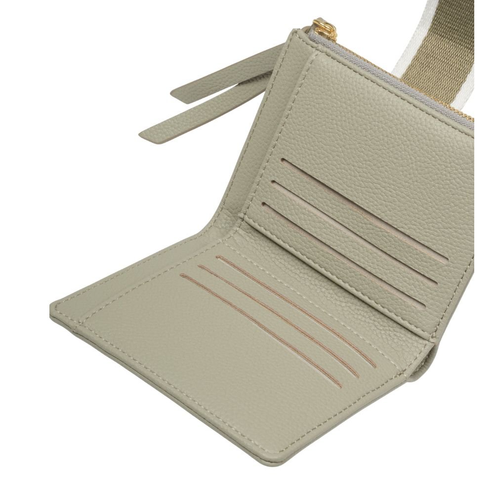 Katie Loxton Canvas Strap Hallie Purse - Green Mist - Old Railway Line Garden Centre